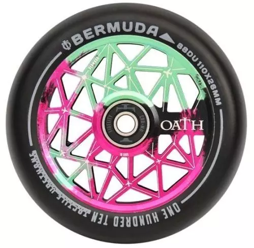 Kolečko Oath Bermuda 110 Green Pink pro freestyle koloběžky