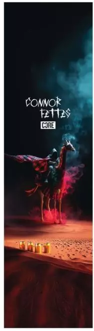 CORE Connor Fettes Griptape Black pro Freestyle Koloběžky