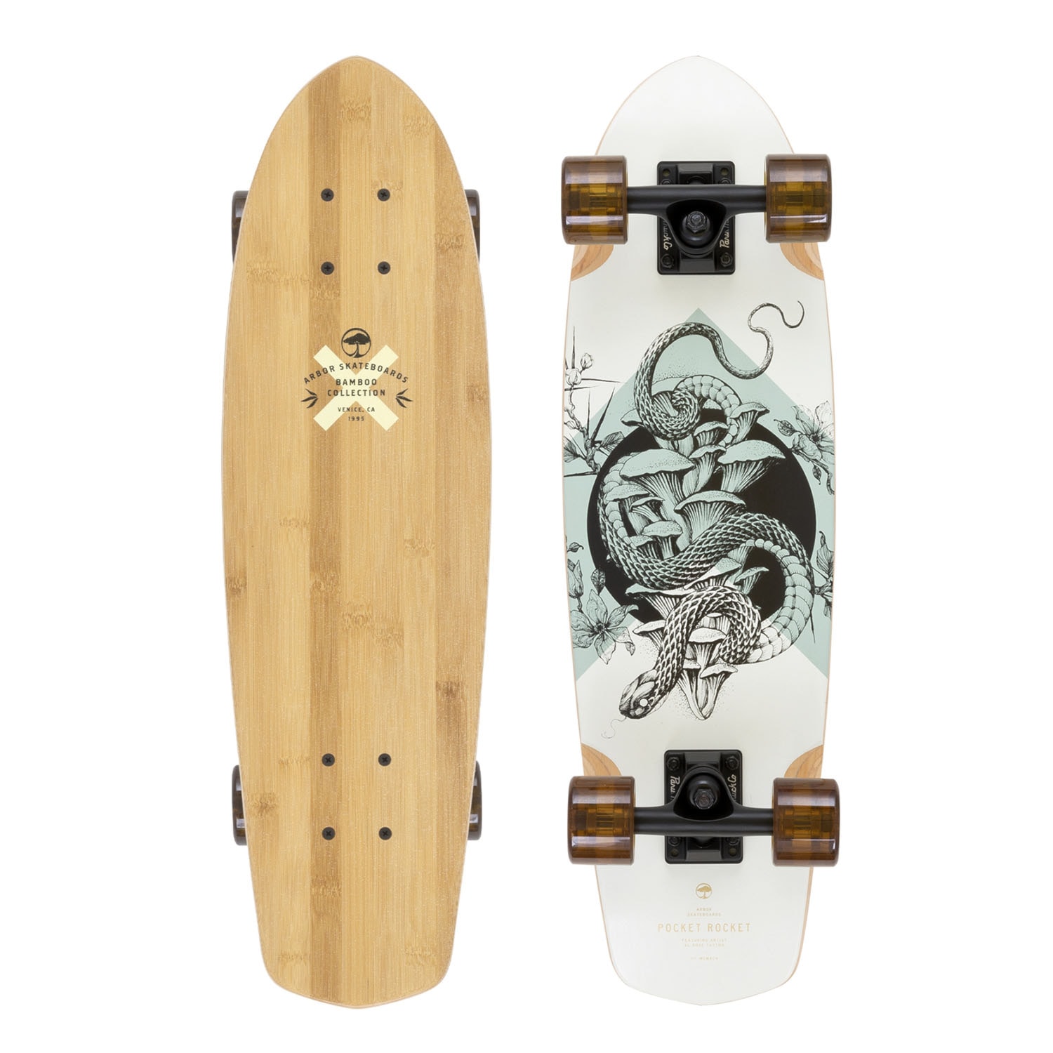 Longboard Arbor Bamboo Pocket Rocket