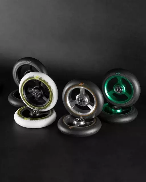 Kolečko North Index 110 Emerald pro freestyle koloběžky a BMX