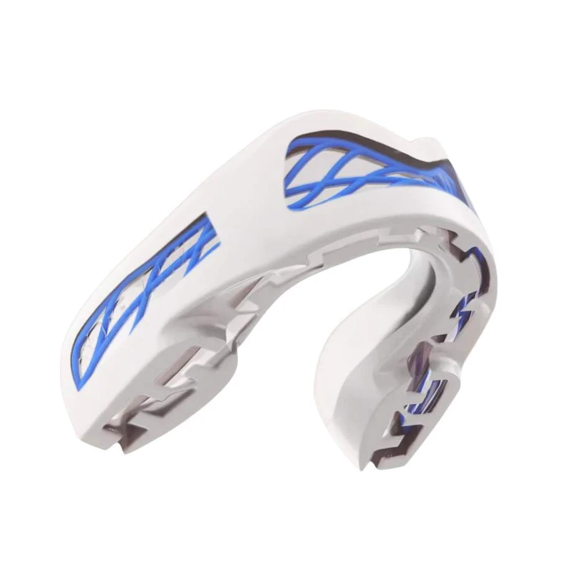 Chránič zubů SAFEJAWZ Nitro Series White and Blue Senior