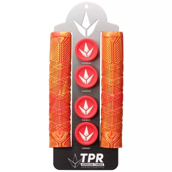 Gripy Blunt V3 Orange Red pro freestyle koloběžky a BMX